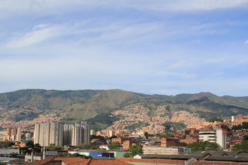 Panorámica sector centro-oriental. Medellín, Antioquia, Colombia. 