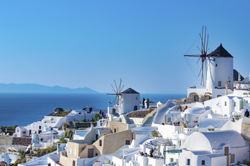 Fototapeta premium Wyspy greckie; Santorini