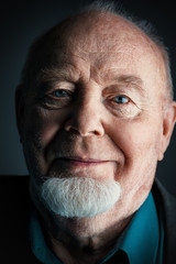 close-up male portrait