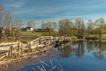 Wooden bridge