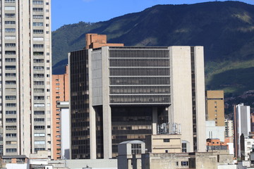 Arquitectura sector centro de la ciudad. Medellín, Antioquia, Colombia. 