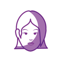 Woman cute cartoon icon vector illustration graphic design