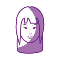 Woman cute cartoon icon vector illustration graphic design