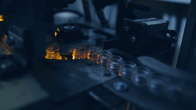 Production line from plastic bottles