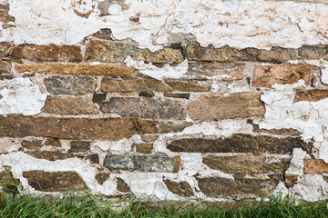 masonry stone wall