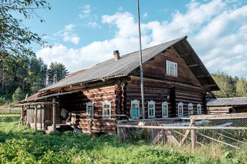 Abandoned old house in village