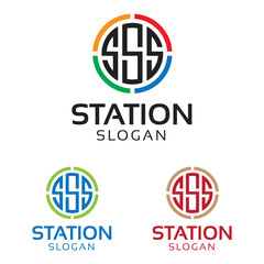 Station Letter S Logo