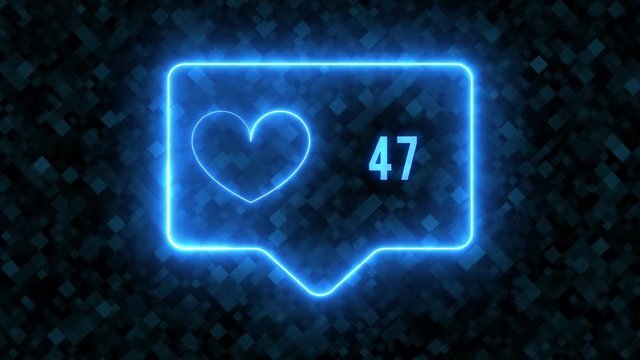 Animation - Futuristic Hud Modern Like Icon on Digital Data background