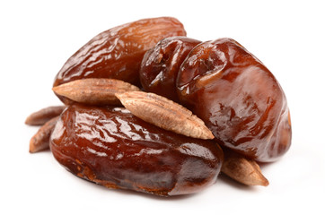 Dates on a white background