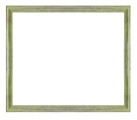 vintage picture and photo frame isolated on white background