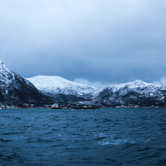 Fototapeta na wymiar Norway near Tromsoe