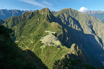 Inca old Machu picchu town