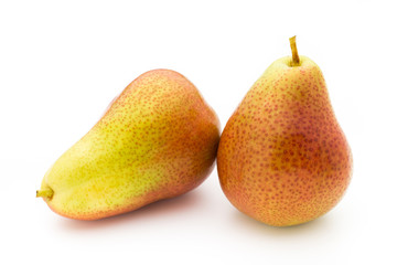 Pears isolated on the white background.