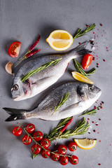 Fresh raw fish