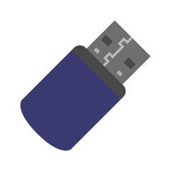 USB connection technology icon vector illustration graphic design