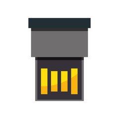 USB connection technology icon vector illustration graphic design