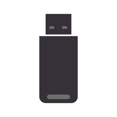 USB connection technology icon vector illustration graphic design