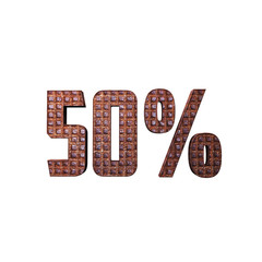 50 % Metalic Text