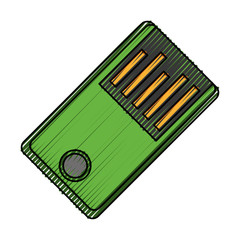 USB connection technology icon vector illustration graphic design