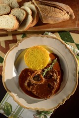 Ossobuco with Risotto milanese