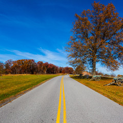 Fototapeta premium Gettysburg Military National Park in Autumn / Fall