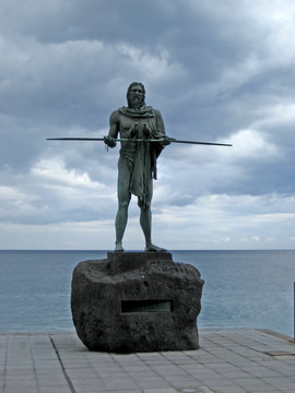 Guanches indians, Candelaria, Tenerife, Canarian Island, Spain.