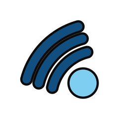 Wifi internet symbol icon vector illustration graphic design