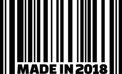 Made in 2018 Barcode