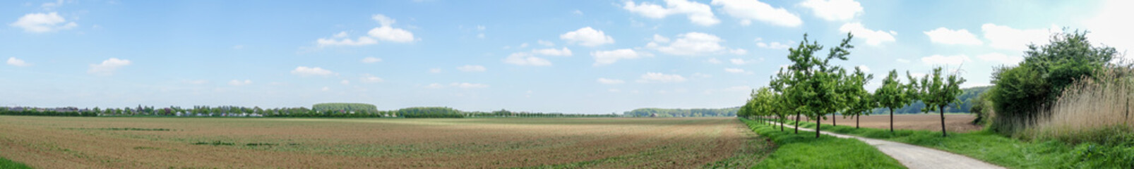 Panorma of rural area in Germany