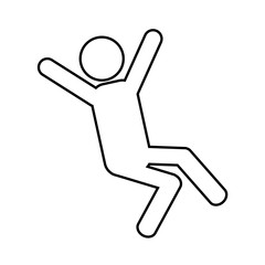 pictogram man icon over white background. vector illustration