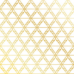 Fototapeta premium Golden seamless pattern background