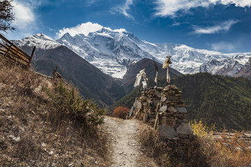 Murki Mani, Nepal, Himalaje - obrazy, fototapety, plakaty