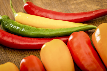 Paprika on the table.