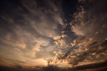 altocumulus cloudscape