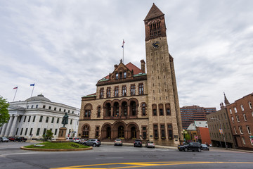 Fototapeta na wymiar Albany City Hall in Albany, New York