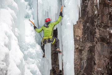 Ouray Ice Park Climber