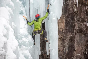 Gordijnen Ouray Ice Park Climber © Markus
