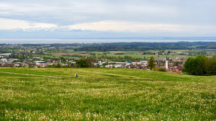 Blick auf den Bodensee bei Markdorf