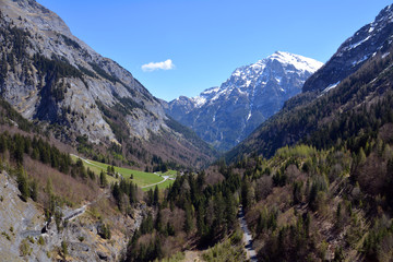 Calfeisental mit Haldensteiner Calanda (2804m)