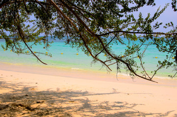Sunny beach in Thailand
