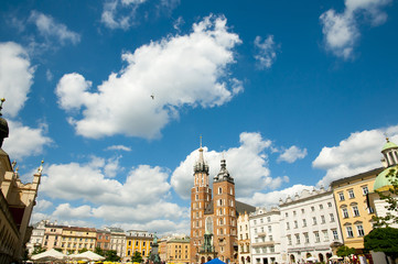 Fototapeta na wymiar Main Square - Krakow - Poland