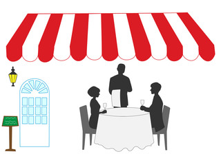 レストランの風景