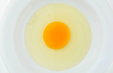 Egg, Egg protein, Egg raw, Eggs on a white plate background, Egg breakfast, Eggs for cooking