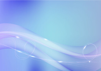 Abstract blue vector wave background design