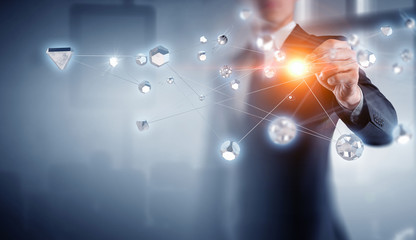 Networking technologies and social interaction. Mixed media