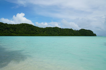 Fototapeta na wymiar 南国パラオの海 Tropical Palauan Sea