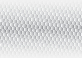 Hexagon gray abstract background vector