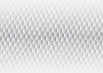 Hexagon gray abstract background vector