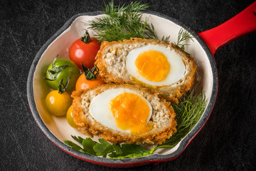 スコッチエッグ　イギリス料理　Scotch egg