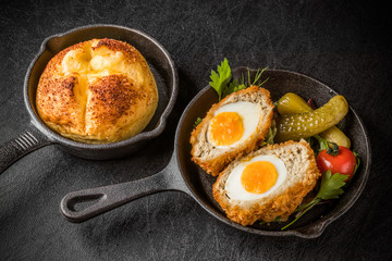 スコッチエッグ　イギリス料理　Scotch egg